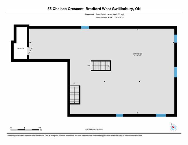 55 Chelsea Cres, House detached with 4 bedrooms, 4 bathrooms and 4 parking in Bradford West Gwillimbury ON | Image 24