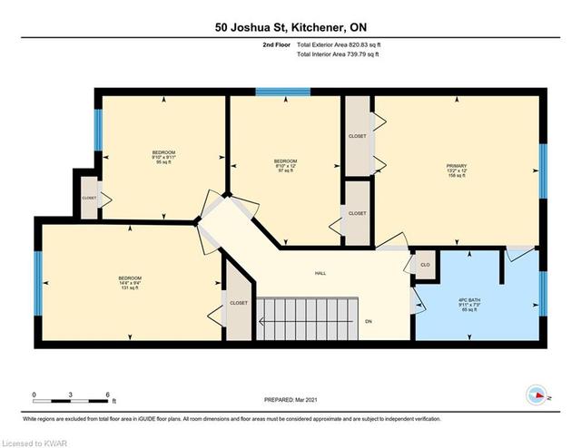 50 Joshua Street, House semidetached with 4 bedrooms, 2 bathrooms and 5 parking in Kitchener ON | Image 49