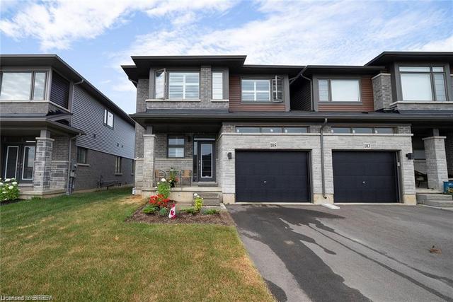 105 Tom Brown Drive, House attached with 3 bedrooms, 2 bathrooms and 4 parking in Brant ON | Image 2