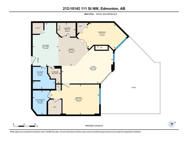 212 - 10142 111 St Nw, Condo with 2 bedrooms, 2 bathrooms and 2 parking in Edmonton AB | Image 34