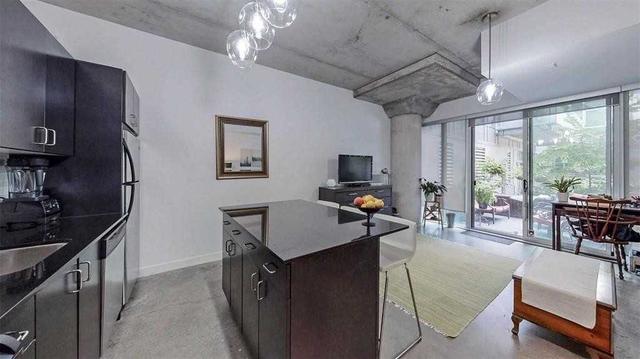 145 - 201 Carlaw Ave, Condo with 1 bedrooms, 1 bathrooms and 1 parking in Toronto ON | Image 14