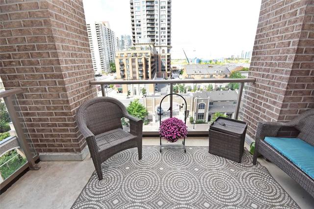 607 - 388 Prince Of Wales Dr, Condo with 1 bedrooms, 2 bathrooms and 1 parking in Mississauga ON | Image 15