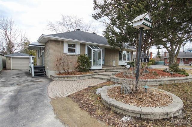 51 Dunham Street, House detached with 3 bedrooms, 3 bathrooms and 6 parking in Ottawa ON | Image 1
