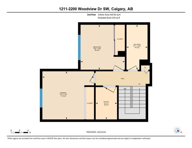 1211 - 2200 Woodview Drive Sw, Home with 2 bedrooms, 1 bathrooms and 1 parking in Calgary AB | Image 4