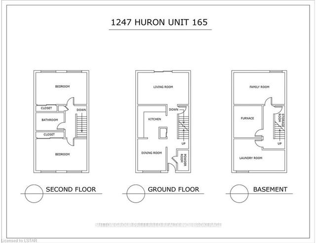 165 - 1247 Huron Rd, House attached with 2 bedrooms, 2 bathrooms and 1 parking in London ON | Image 7