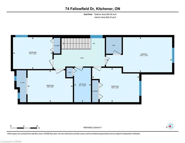74 Fallowfield Drive, House semidetached with 4 bedrooms, 1 bathrooms and 2 parking in Kitchener ON | Image 40