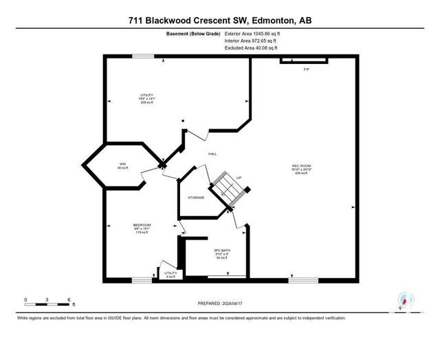 711 Blackwood Cr Sw, House detached with 4 bedrooms, 3 bathrooms and 6 parking in Edmonton AB | Image 74