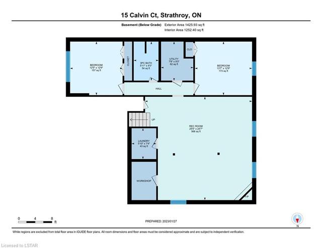 15 Calvin Court, House detached with 5 bedrooms, 3 bathrooms and 6 parking in Strathroy Caradoc ON | Image 38