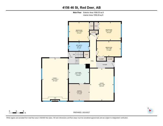 4156 46 Street, House detached with 3 bedrooms, 1 bathrooms and 4 parking in Red Deer AB | Image 39