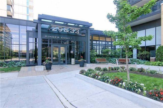 1205 - 29 Singer Crt, Condo with 2 bedrooms, 2 bathrooms and 1 parking in Toronto ON | Image 3