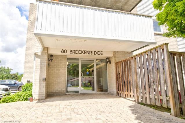 106 - 80 Breckenridge Drive, House attached with 2 bedrooms, 1 bathrooms and null parking in Kitchener ON | Image 1