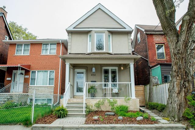 451 Jones Ave, House detached with 3 bedrooms, 3 bathrooms and 1 parking in Toronto ON | Image 1