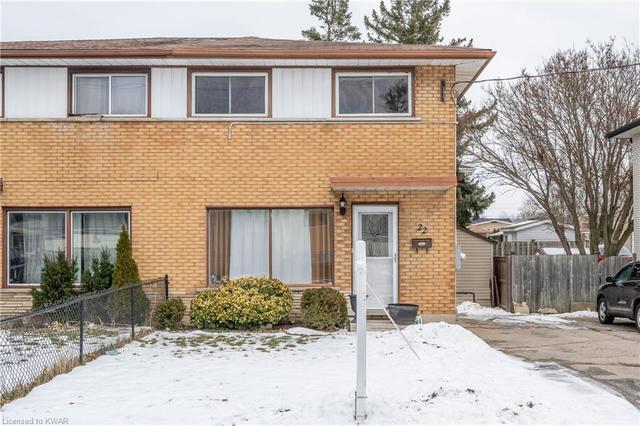 22 Jean Avenue, House semidetached with 3 bedrooms, 1 bathrooms and null parking in Kitchener ON | Image 1