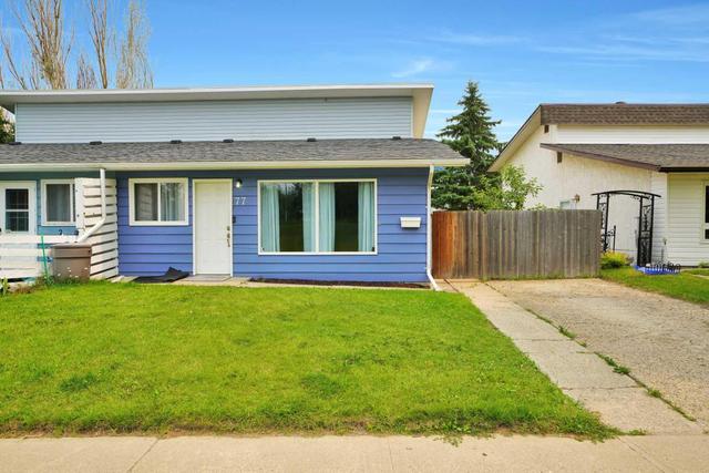 77 Overdown Drive, Home with 3 bedrooms, 1 bathrooms and 2 parking in Red Deer AB | Image 1