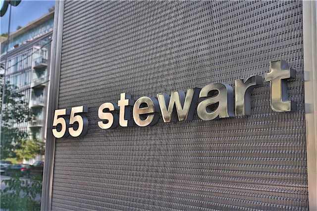 1001 - 55 Stewart St, Condo with 2 bedrooms, 3 bathrooms and 2 parking in Toronto ON | Image 1