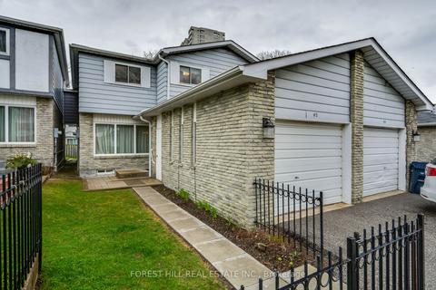 42 Coach Lite Way, Townhouse with 4 bedrooms, 2 bathrooms and 2 parking in Toronto ON | Card Image
