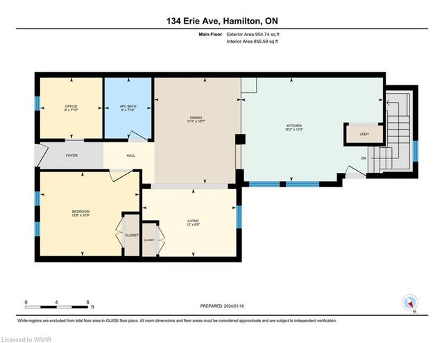 134 Erie Avenue, House detached with 1 bedrooms, 1 bathrooms and 2 parking in Hamilton ON | Image 33