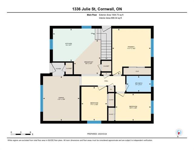 1336 Julie Street, House detached with 4 bedrooms, 2 bathrooms and 5 parking in Cornwall ON | Image 22