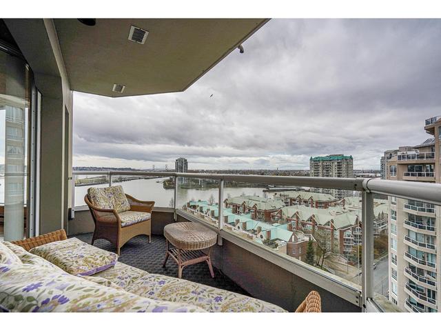 1504 - 1135 Quayside Drive, Condo with 2 bedrooms, 2 bathrooms and null parking in New Westminster BC | Card Image