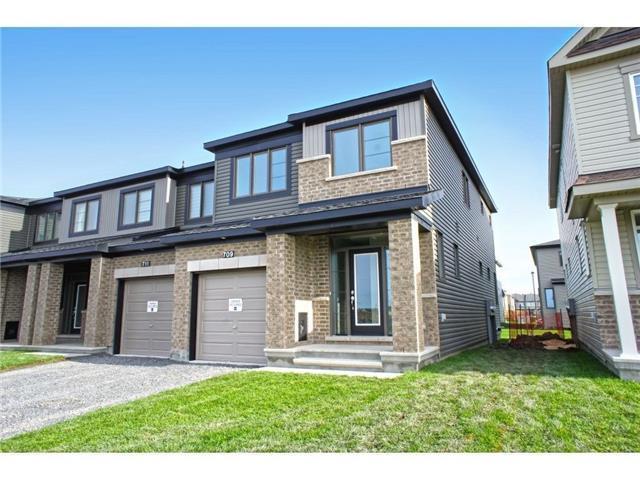 709 Des Aubepines Dr, House attached with 3 bedrooms, 3 bathrooms and 2 parking in Ottawa ON | Image 1