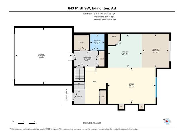 643 61 St Sw, House detached with 3 bedrooms, 2 bathrooms and 4 parking in Edmonton AB | Image 53