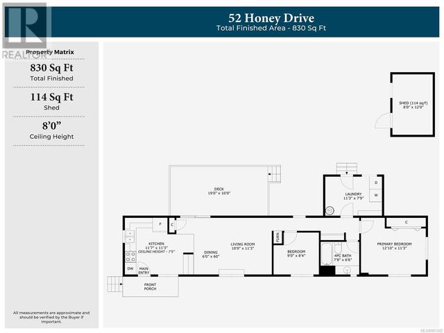 52 Honey Dr, House other with 2 bedrooms, 1 bathrooms and 2 parking in Nanaimo BC | Image 8