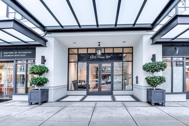 309 - 4355 W 10th Avenue, Condo with 1 bedrooms, 1 bathrooms and null parking in Vancouver BC | Card Image