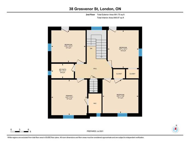 38 Grosvenor St, House detached with 5 bedrooms, 3 bathrooms and 3 parking in London ON | Image 19