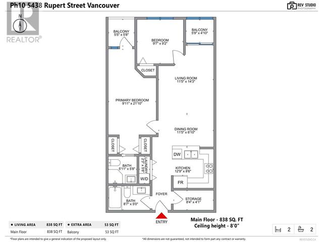 ph10 - 5438 Rupert Street, Condo with 2 bedrooms, 2 bathrooms and 1 parking in Vancouver BC | Image 27