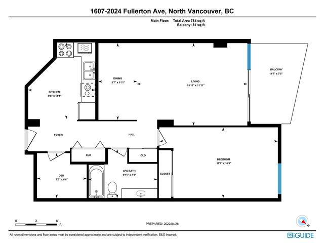 1607 - 2024 Fullerton Avenue, Condo with 1 bedrooms, 1 bathrooms and null parking in North Vancouver BC | Image 22
