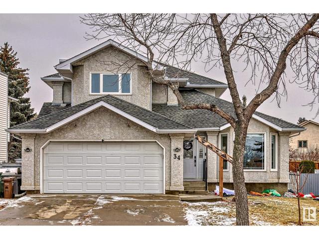 34 Harwood Dr, House detached with 4 bedrooms, 3 bathrooms and null parking in St. Albert AB | Image 1