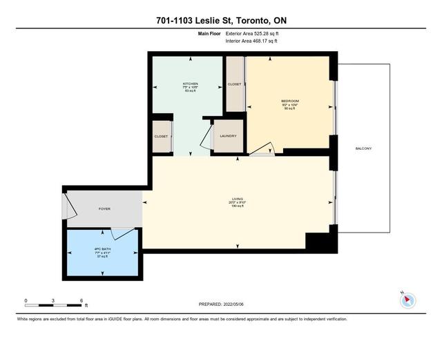 701 - 1103 Leslie St, Condo with 1 bedrooms, 1 bathrooms and 1 parking in Toronto ON | Image 19