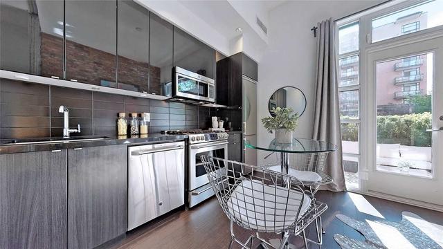 108 - 88 Colgate Ave, Condo with 1 bedrooms, 1 bathrooms and 1 parking in Toronto ON | Image 7