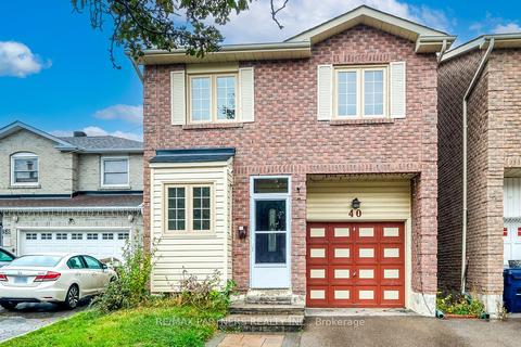 40 Crown Acres Crt, House detached with 4 bedrooms, 4 bathrooms and 3 parking in Toronto ON | Card Image