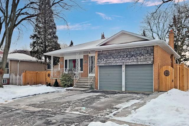 57 Fulbert Cres, House detached with 3 bedrooms, 3 bathrooms and 2 parking in Toronto ON | Image 1