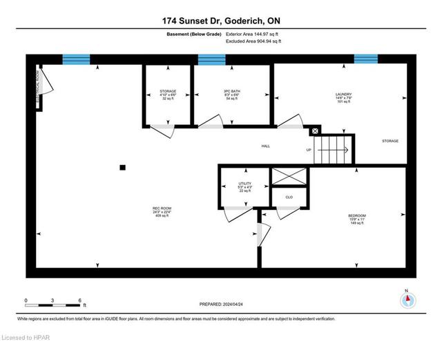 174 Sunset Drive, House detached with 4 bedrooms, 2 bathrooms and 4 parking in Goderich ON | Image 25