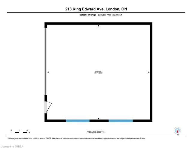 213 King Edward Avenue, House detached with 3 bedrooms, 1 bathrooms and 8 parking in London ON | Image 37