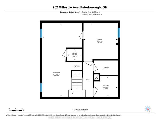 762 Gillespie Ave, House detached with 2 bedrooms, 2 bathrooms and 3 parking in Peterborough ON | Image 31