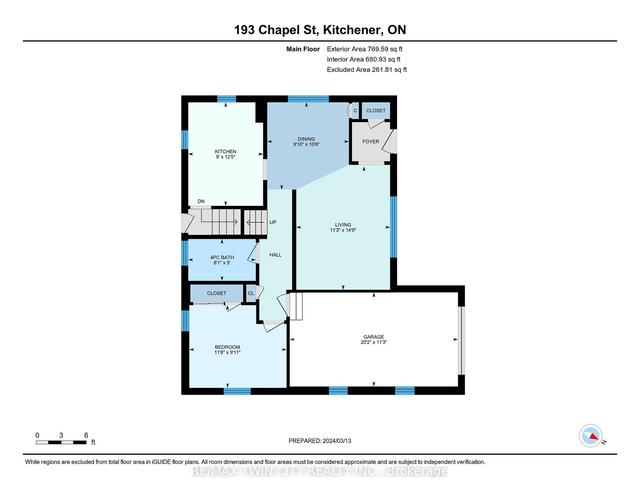 193 Chapel St, House detached with 3 bedrooms, 2 bathrooms and 2 parking in Kitchener ON | Image 32