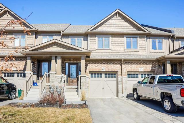 63 Winterton Crt, House attached with 3 bedrooms, 3 bathrooms and 1 parking in Orangeville ON | Image 1