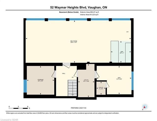 52 Waymar Heights Blvd, House detached with 3 bedrooms, 4 bathrooms and 8 parking in Vaughan ON | Image 32