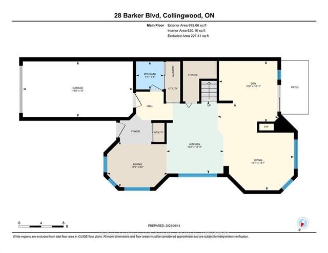 28 Barker Blvd, Condo with 3 bedrooms, 3 bathrooms and 2 parking in Collingwood ON | Image 28