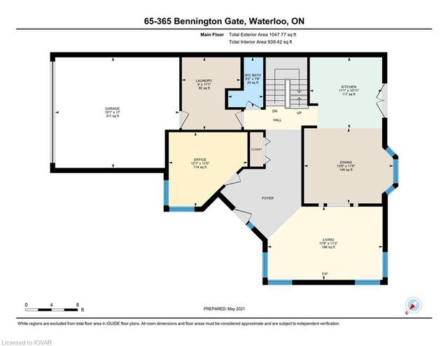 65 - 365 Bennington Gate, House attached with 3 bedrooms, 3 bathrooms and 4 parking in Waterloo ON | Image 47