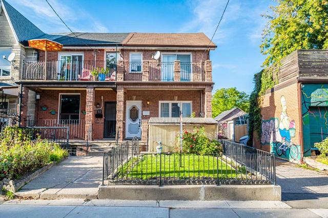 8 Alma Ave, House semidetached with 3 bedrooms, 2 bathrooms and 1 parking in Toronto ON | Card Image