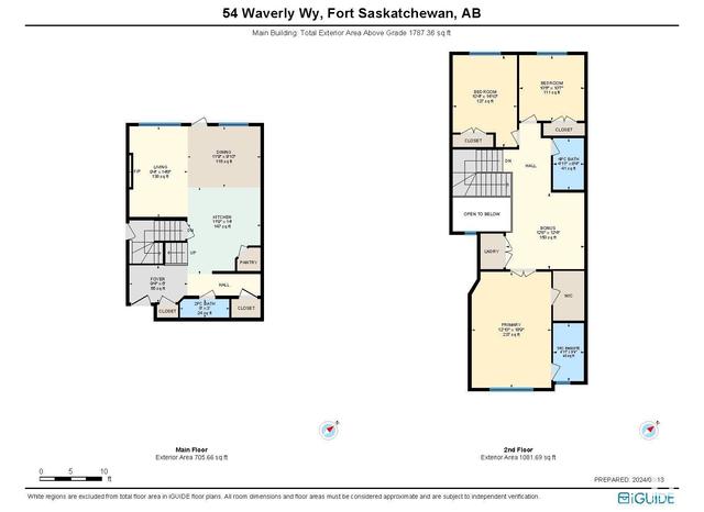 54 Waverly Wy, House semidetached with 3 bedrooms, 2 bathrooms and null parking in Fort Saskatchewan AB | Image 49