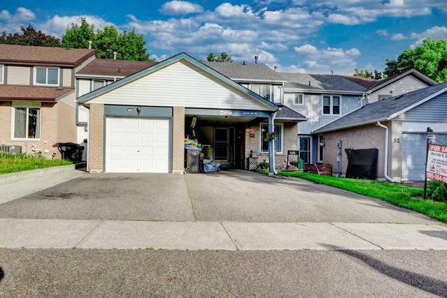 50 Thatcher Crt, House attached with 3 bedrooms, 2 bathrooms and 2 parking in Brampton ON | Card Image