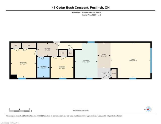 41 Cedarbush Crescent Pvt Crescent, House detached with 2 bedrooms, 1 bathrooms and 2 parking in Puslinch ON | Image 21