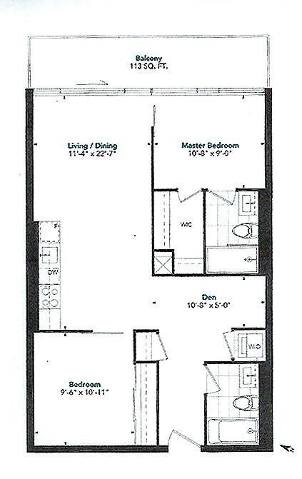 1803 - 20 Minowan Miikan Lane, Condo with 2 bedrooms, 2 bathrooms and 1 parking in Toronto ON | Image 19
