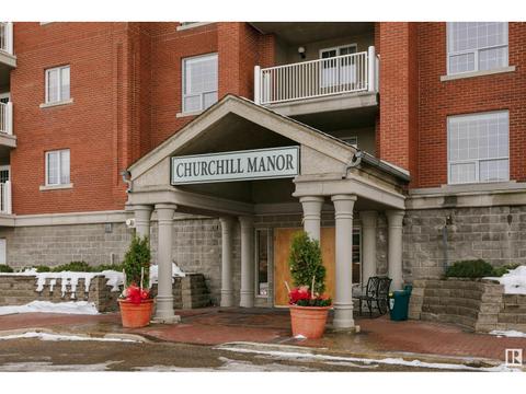 405 - 20 St Joseph St, Condo with 2 bedrooms, 2 bathrooms and 2 parking in St. Albert AB | Card Image