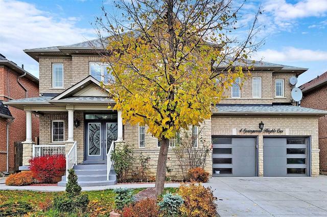 4 Springwood Heights Cres, House detached with 4 bedrooms, 6 bathrooms and 4 parking in Brampton ON | Image 1